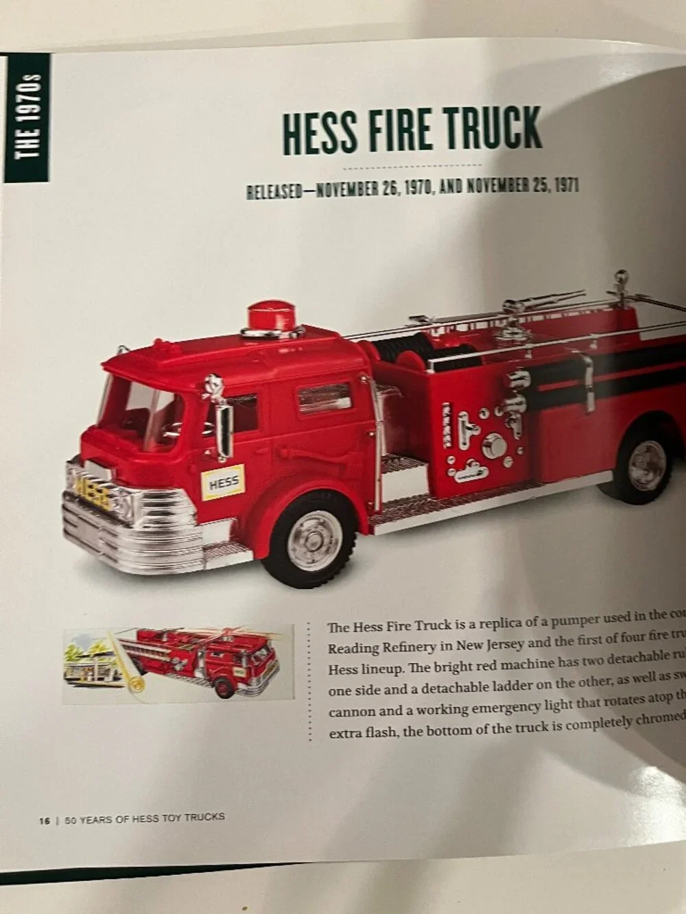 Hess 50 Years of Hess Toy Trucks Hardcover Book 50th Anniversary Collector Guide